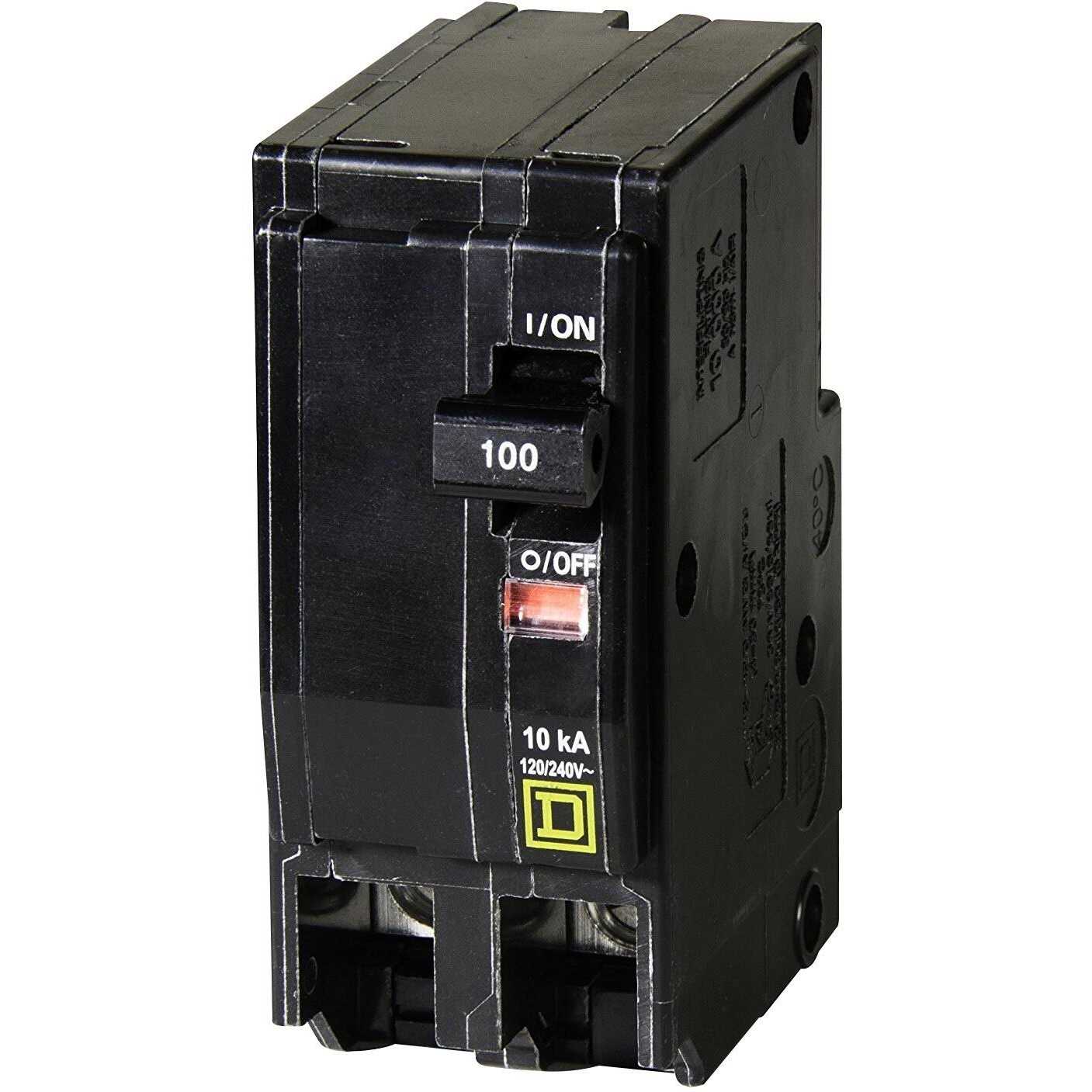 Square D QO 90 Amp 2-Pole Circuit Breaker QO290CP - Zenithce