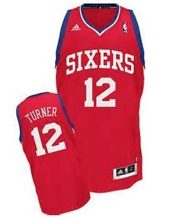 Philadelphia 76ers #12 Evan Turner Red Swingman Jersey - Zenithce