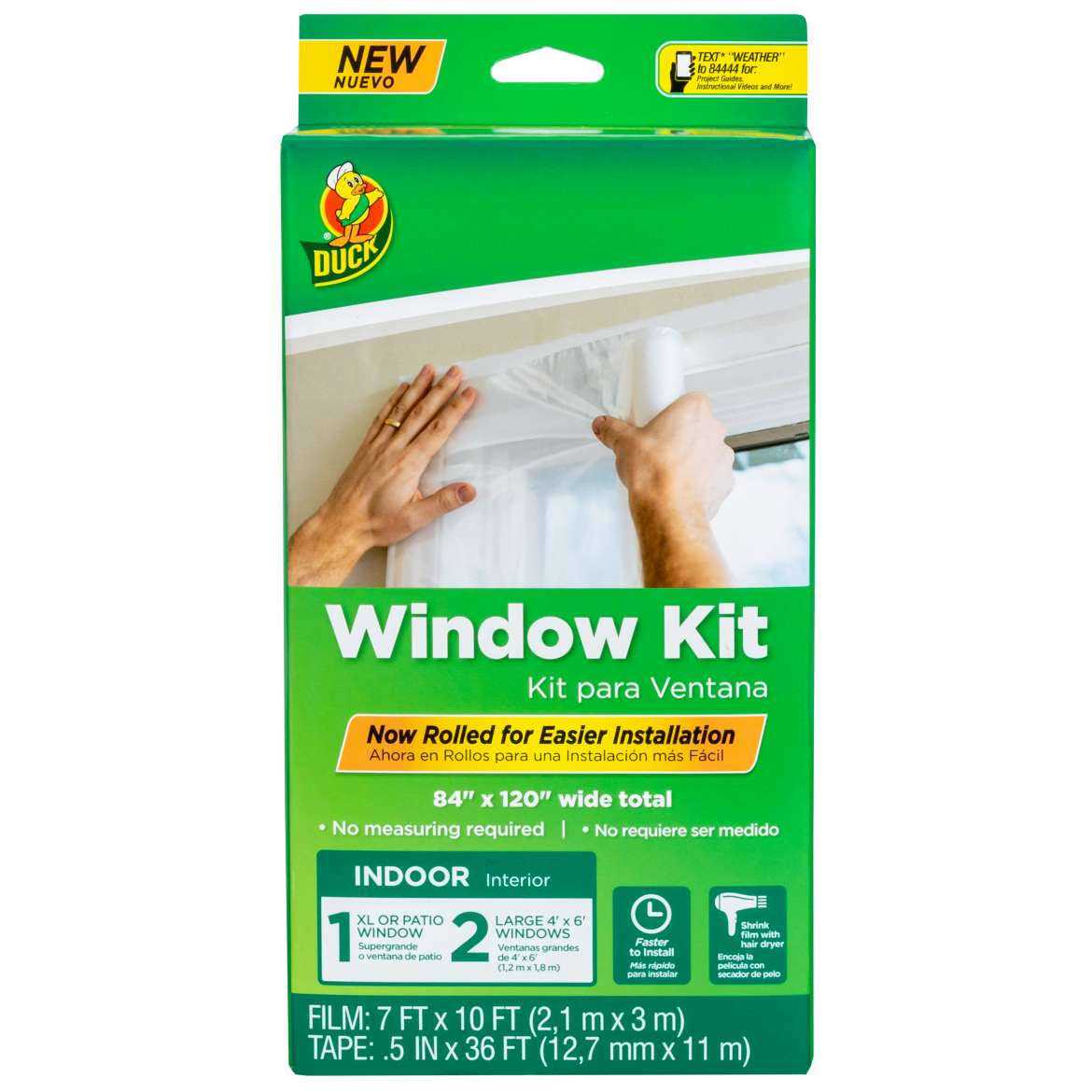 Duck Brand Rolled Window Insulation Kit - Zenithce