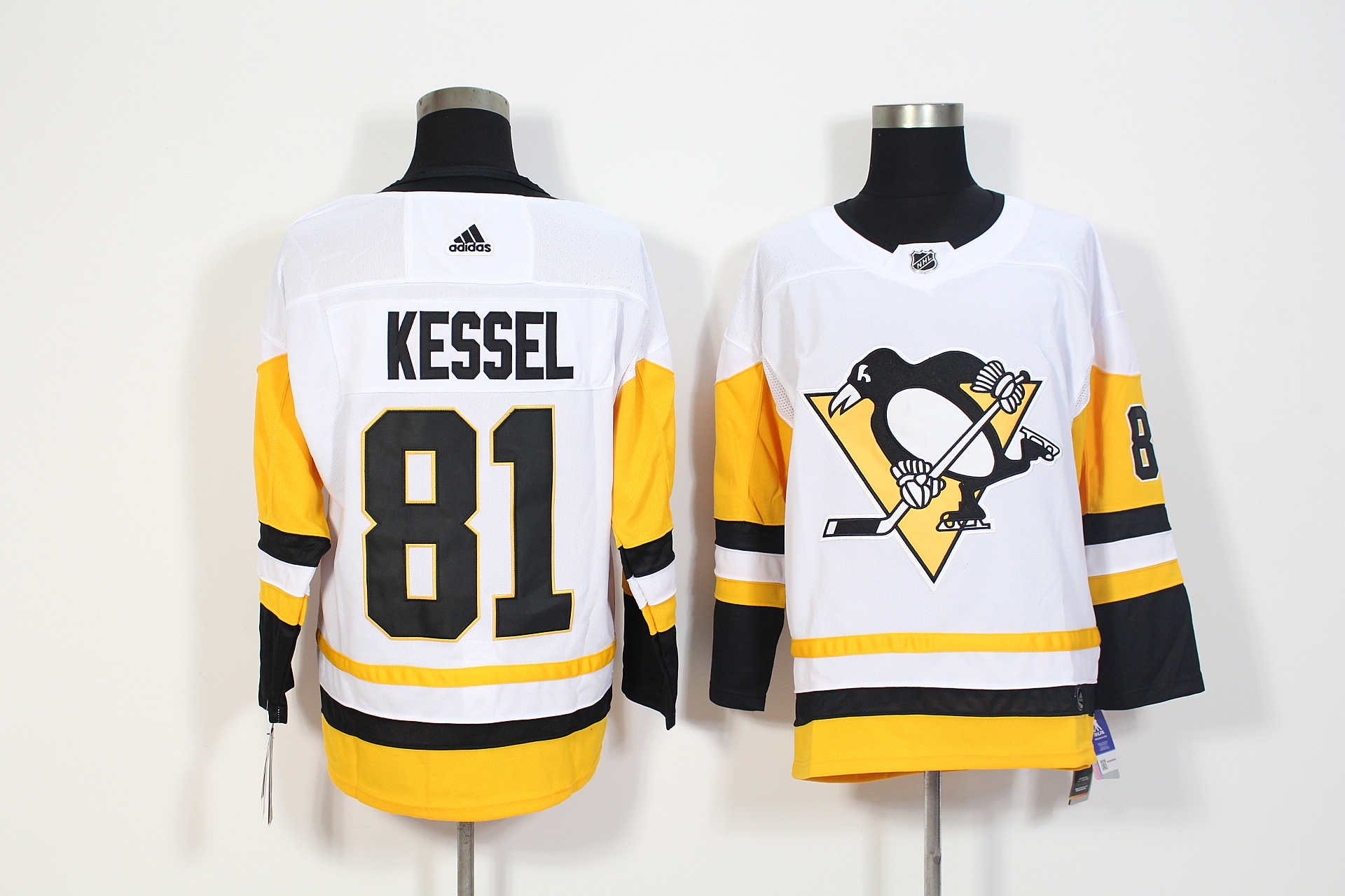 Pittsburgh Penguins #81 Phil Kessel White Stitched Adidas Jersey - Zenithce