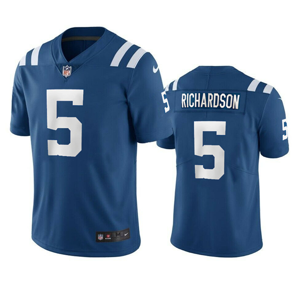 Indianapolis Colts #5 Anthony Richardson Blue 2023 Draft Vapor Untouchable Stitched Jersey - Zenithce