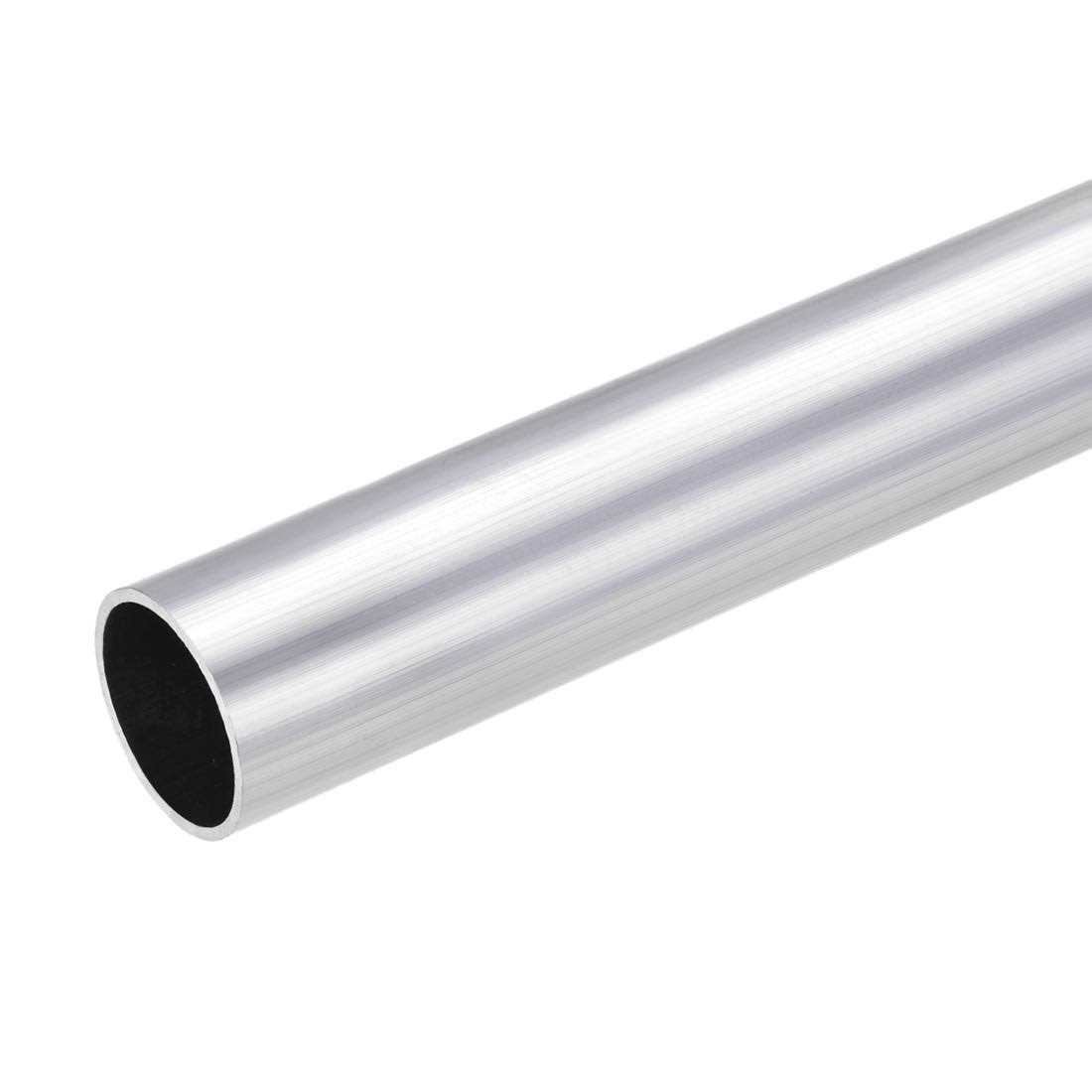 Uxcell 6063 Aluminum Round Tube OD Inner Dia 300mm Length Pipe Tubing - Zenithce