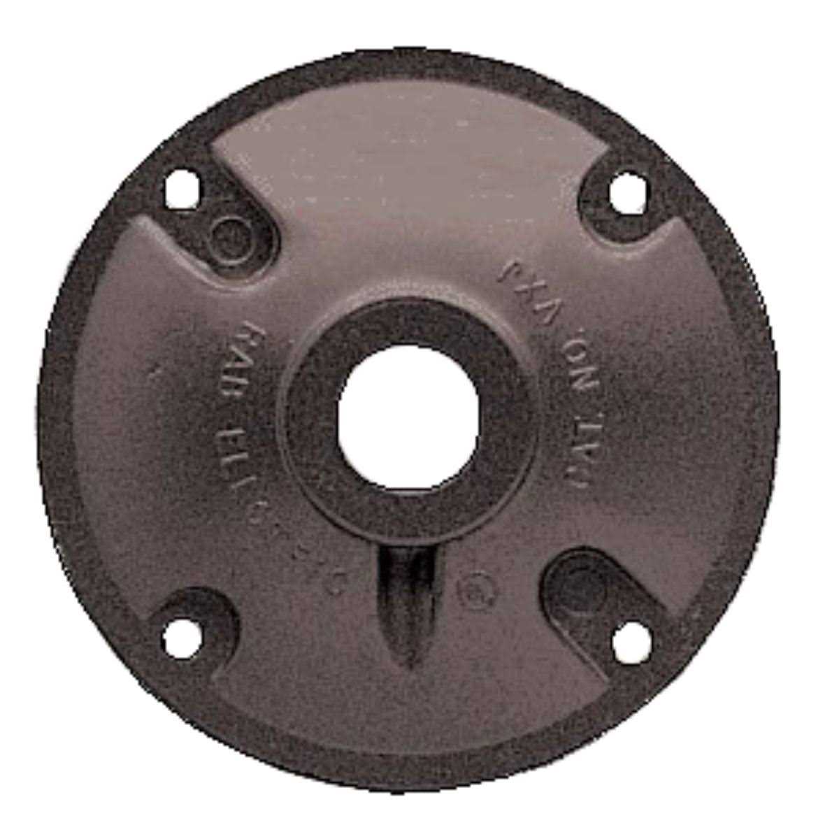 RAB B3B Weatherproof Single Outlet 3 Hole Box 1/2 Black - Zenithce