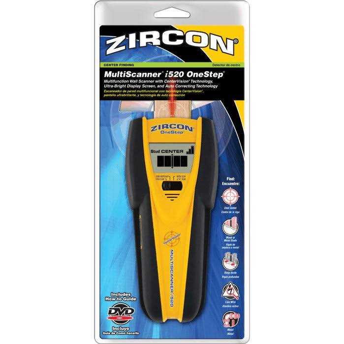 Zircon MultiScanner i520 OneStep Stud Finder - Zenithce