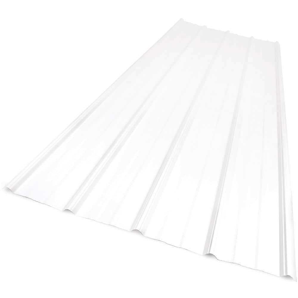 SUNSCAPE 24 in. x 10 ft. x 0.118 in. Polycarbonate Roof Panel in Solar Grey - Zenithce