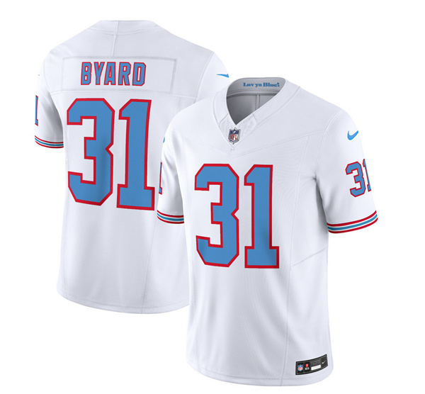 Tennessee Titans #31 Kevin Byard White 2023 F.U.S.E. Vapor Limited Throwback Stitched Jersey - Zenithce
