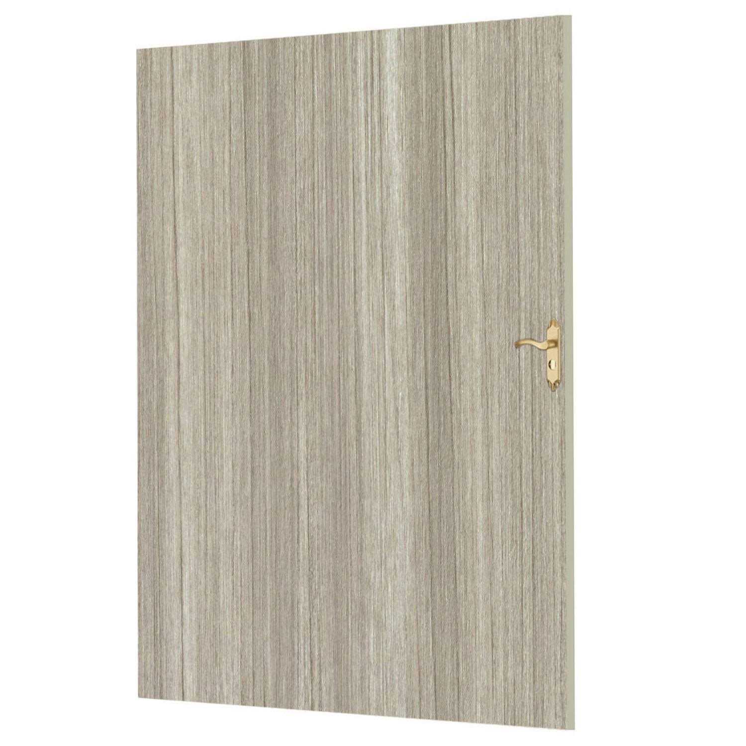 From Plain To Beautiful In Hours Faux Wood Peel and Stick PVC Door Skin - Zenithce