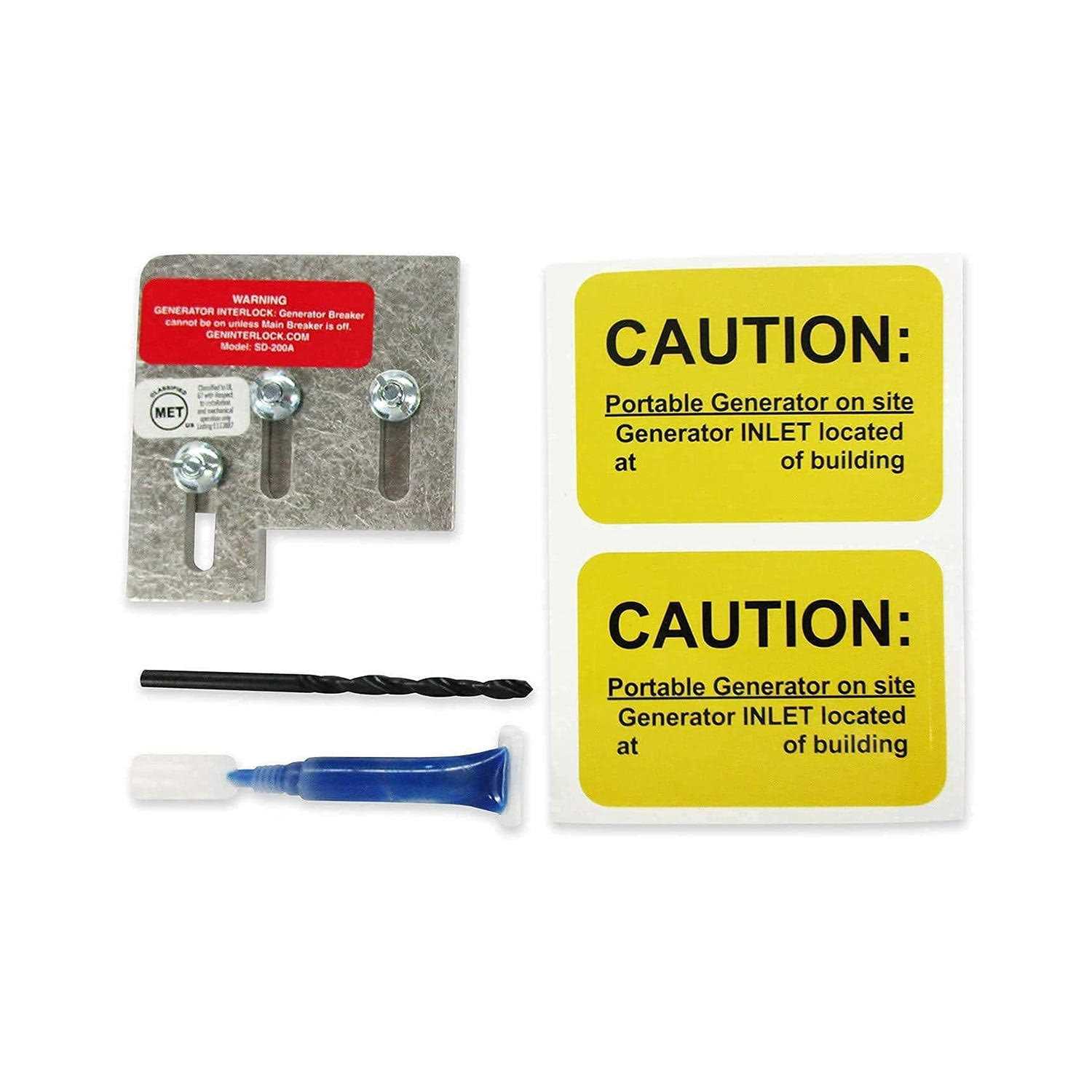 GenInterlock EAT-PN200 Generator Interlock Kit Breaker Panel 150/200 Amp Panels Cutler Hammer BR Series - Zenithce