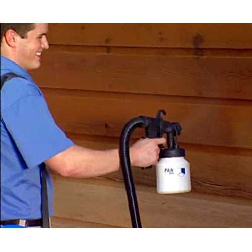 Paint Zoom Deluxe 3000 Series 30 oz. Paint Containers Handheld HVLP Paint Sprayer - Zenithce