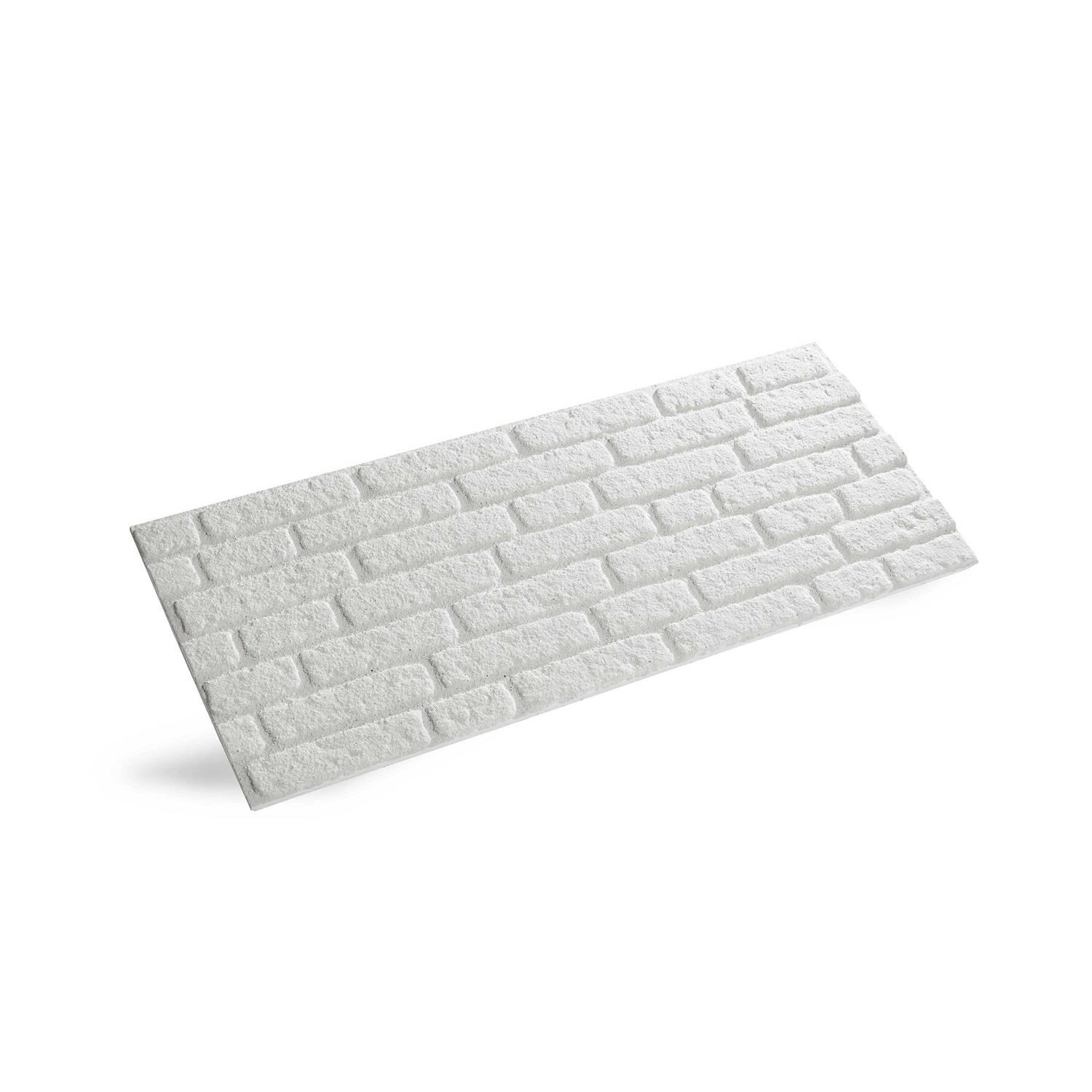 WALL!SUPPLY 0.79 in. x 19.69 in. x 47.24 in. UltraLight Faux Brick - Zenithce