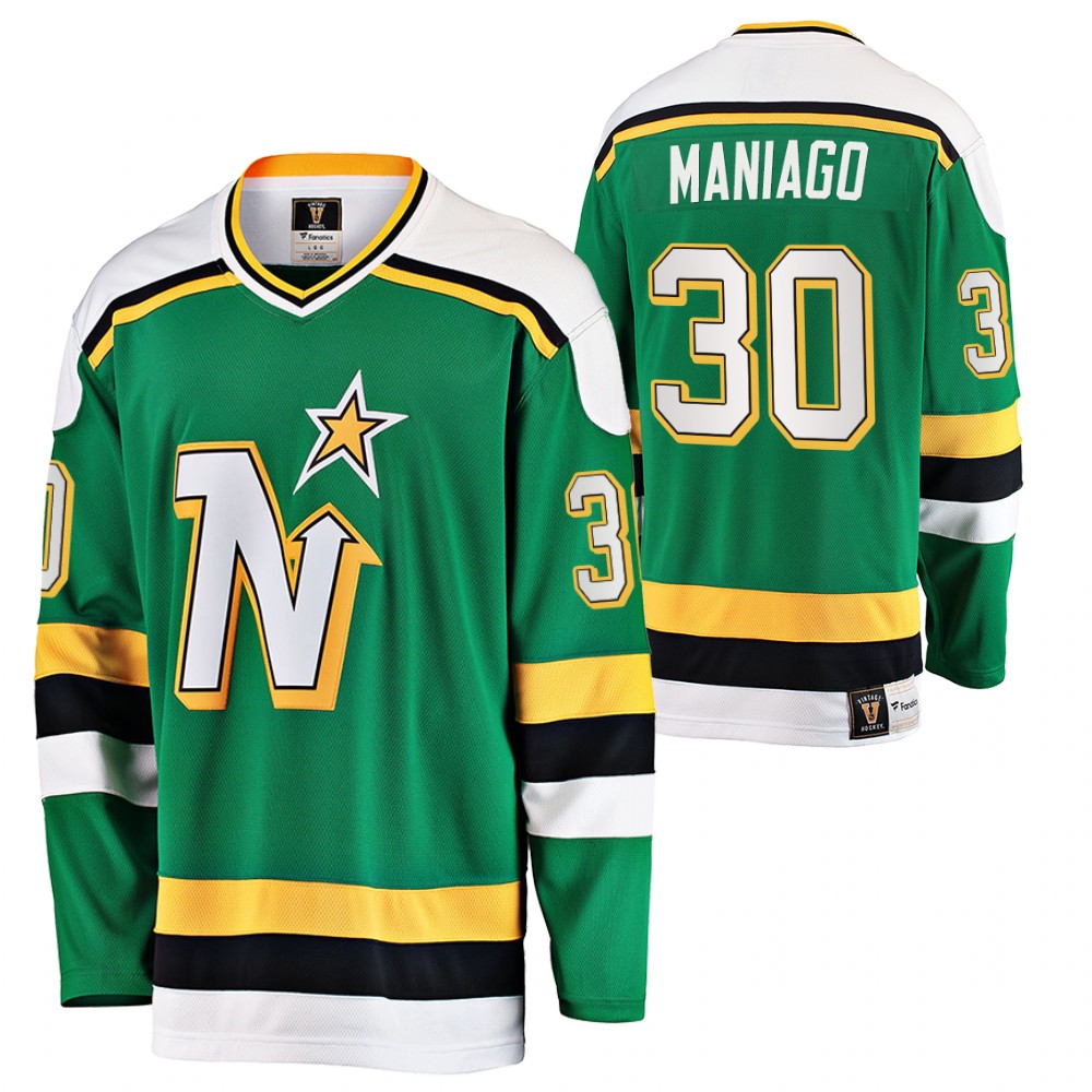 Minnesota North Stars # 30 Cesare Maniago Green Stitched Jersey - Zenithce