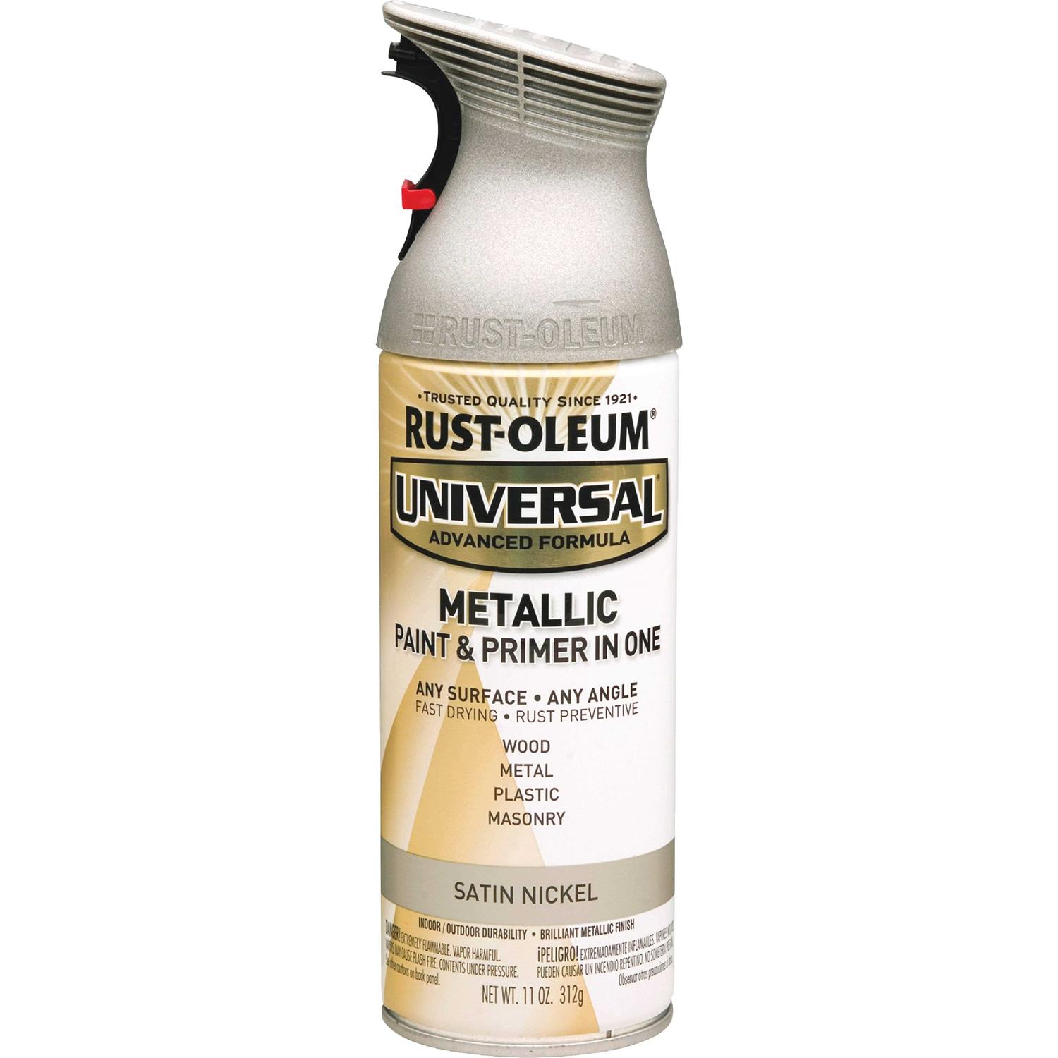 Rust-Oleum Universal Metallic Satin Bronze Spray Paint - Zenithce