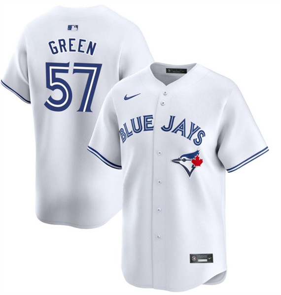 Toronto Blue Jays #57 Chad Green White Cool Base Stitched Jersey - Zenithce