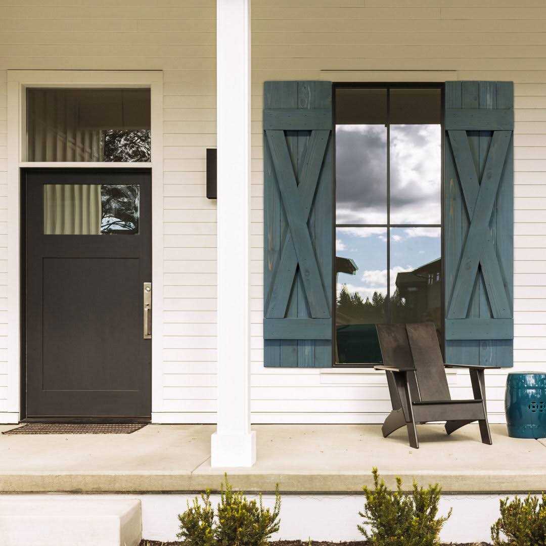 Dogberry Collections Board Batten Shutters Pair - Zenithce