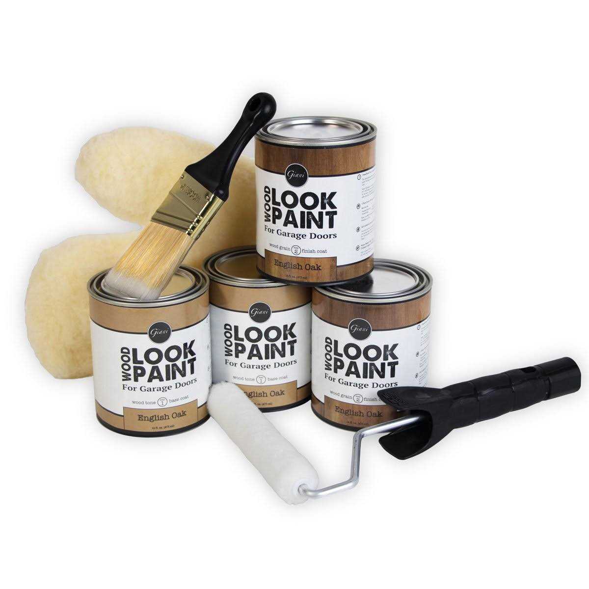 Giani Wood Look Paint Kit for Front & Interior Doors - Zenithce