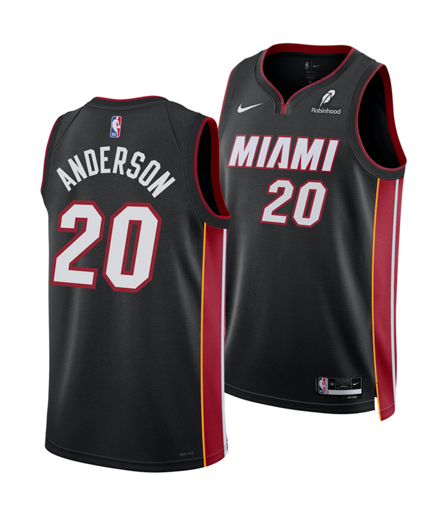 Miami Heat #20 Kyle Anderson Black 2025 Icon Edition Swingman Stitched Jersey - Zenithce
