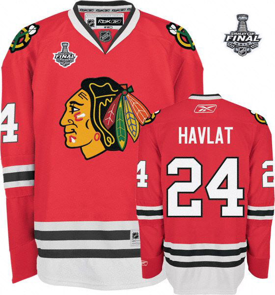 Blackhawks #24 Martin Havlat Red 2015 Stanley Cup Stitched Jersey - Zenithce