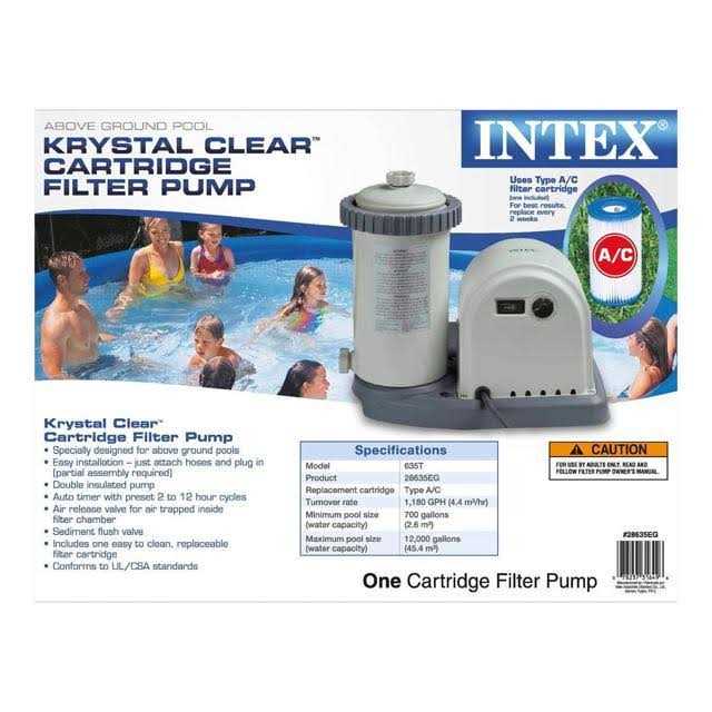 Intex 1200 GPH Sand Filter Pump - Zenithce