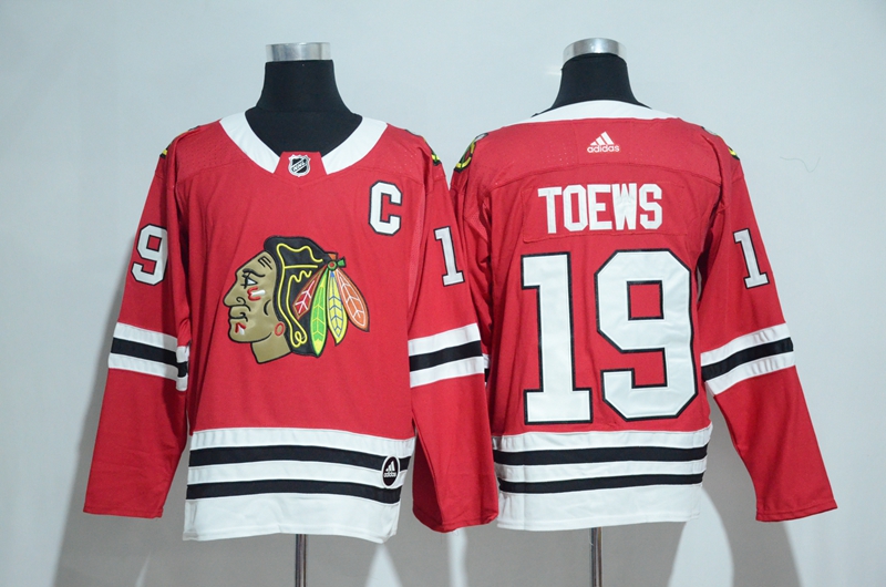 Chicago Blackhawks #19 Jonathan Toews Red Adidas Stitched Jersey - Zenithce