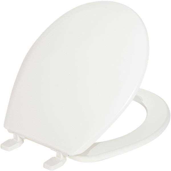 Mayfair Round Premium Soft Toilet Seat with Chrome Hinges White - Zenithce