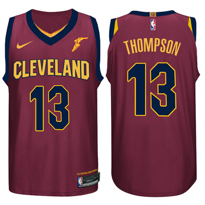 Cleveland Cavaliers #13 Tristan Thompson Jersey 2017-18 New Season Wine Red Jersey - Zenithce