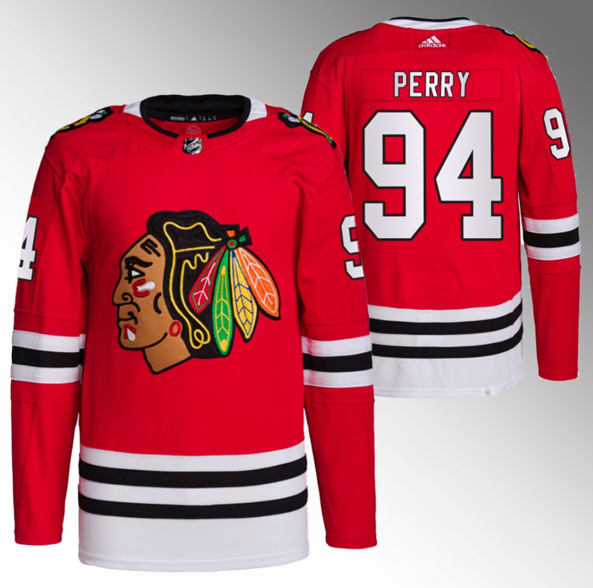 Chicago Blackhawks #94 Corey Perry Red Stitched Jersey - Zenithce