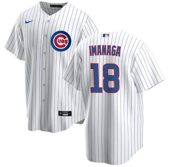 Chicago Cubs #18 Shōta Imanaga White Cool Base Stitched Jersey - Zenithce