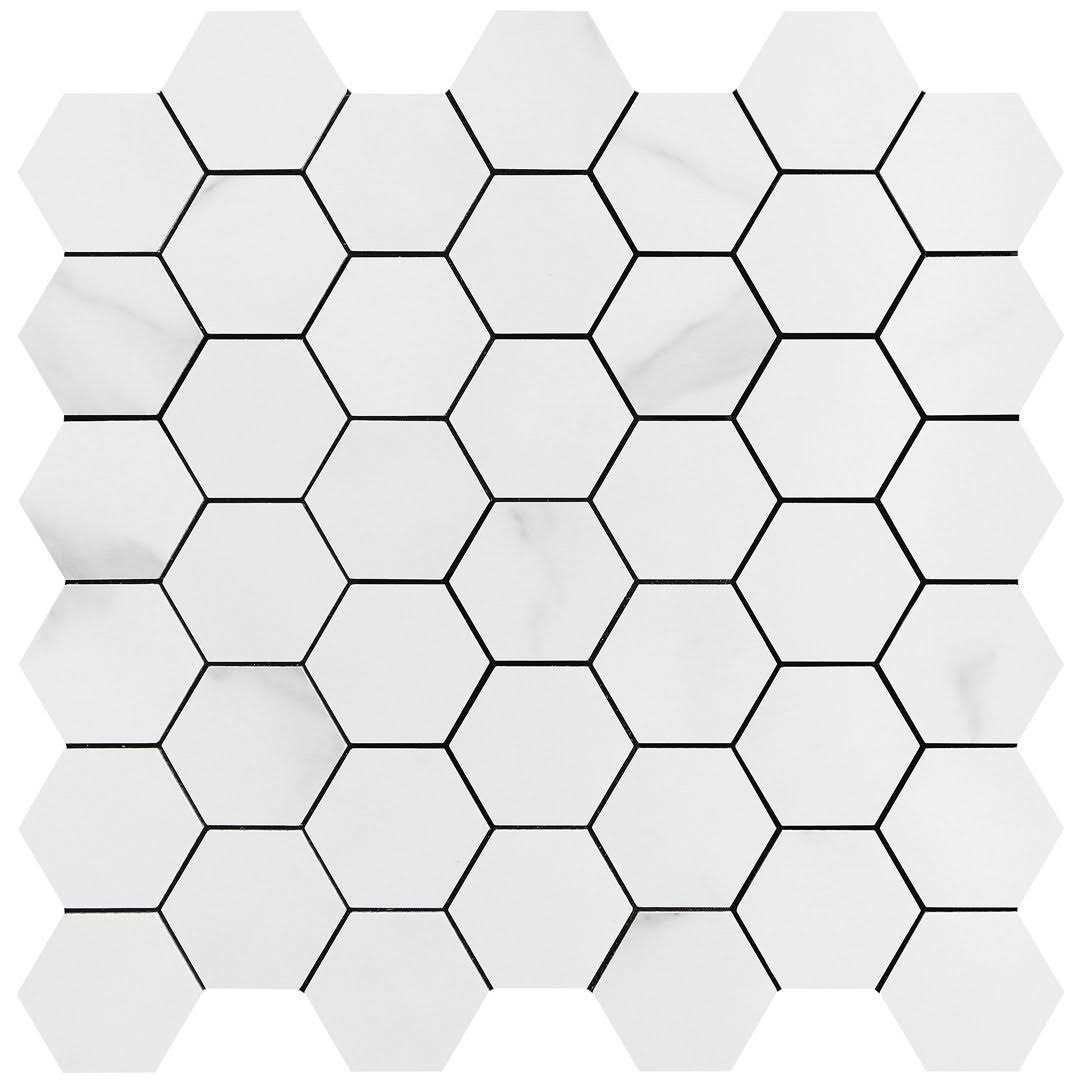 Ivy Hill Tile Luxe Core Herringbone Calacatta 10.31 in. x 10.31 in. SPC Peel and Stick Tile - Zenithce