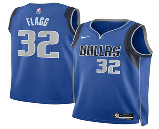 Dallas Mavericks #32 Cooper Flagg Blue Sponsor Swingman Stitched Jersey - Zenithce
