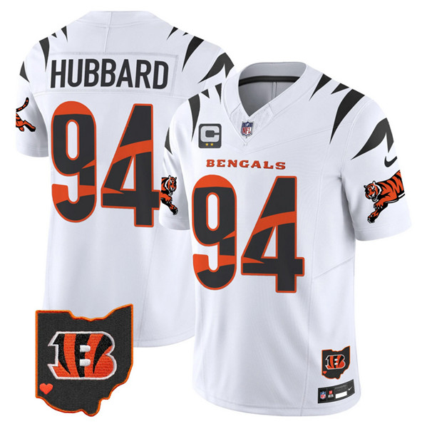Cincinnati Bengals #94 Sam Hubbard White F.U.S.E. With 2-Star C Patch Special Vapor Untouchable Limited Stitched Jersey - Zenithce