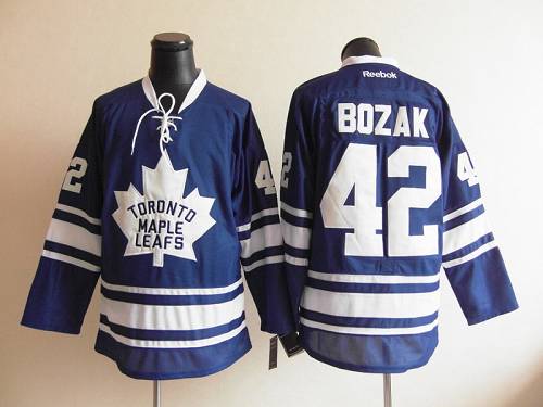 Maple Leafs #42 Tyler Bozak Blue Third Stitched Jersey - Zenithce