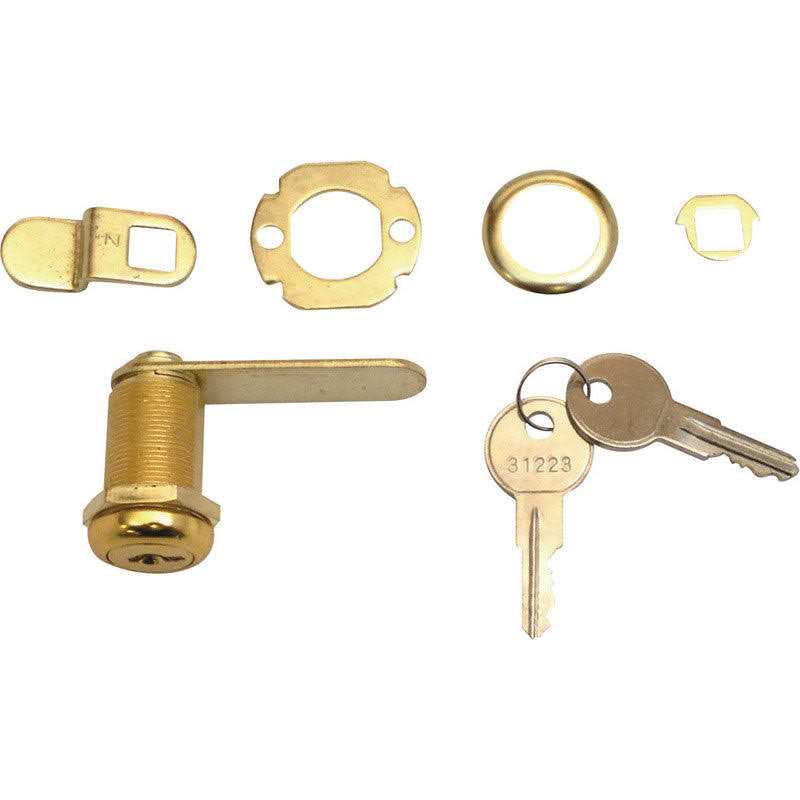 Prime-Line Door Strike Mortise Bit Lock Brass Plated E 2435 - Zenithce