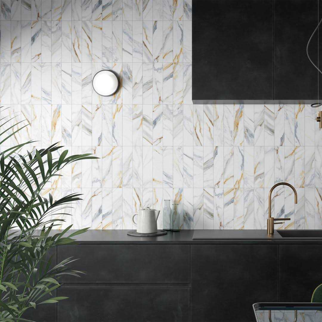 MOLOVO Elegance Beige Subway 3.15 in. x 12.99 in. Matte Porcelain Marble look Floor and Wall Tile - Zenithce