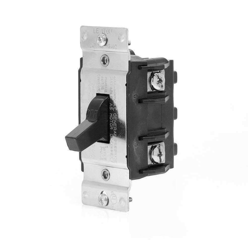 Leviton MS303-DSW 30 Amp 600 Volt Three-Pole Three Phase AC Manual Motor Controller - Zenithce