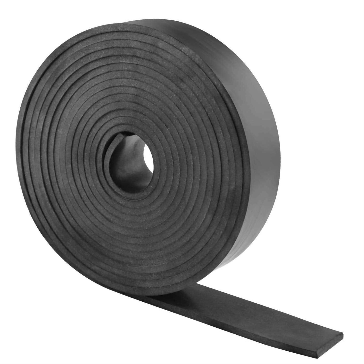VUAOHIY Neoprene Rubber Strips Solid Rubber Rolls Neoprene Solid Rubber Sheet for DIY Gasket - Zenithce