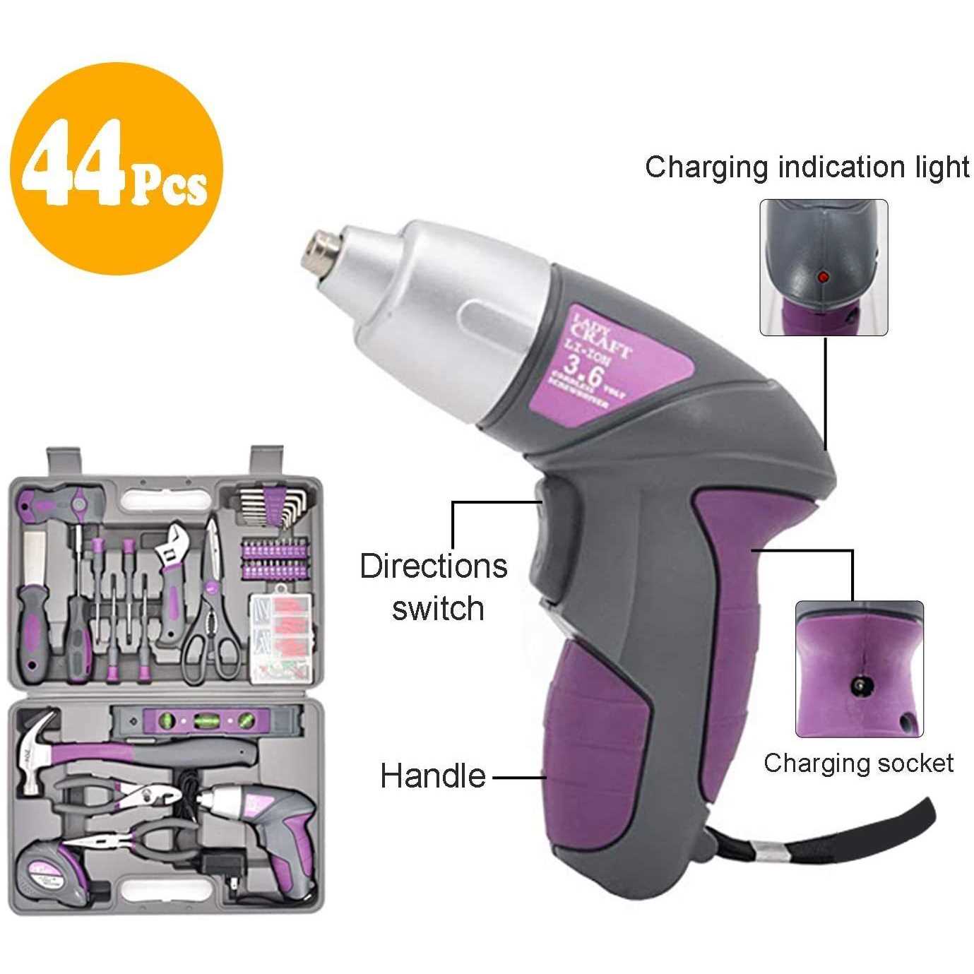 Werktough 20v Cordless Staple Gun Brad Nailer 2 in 1 Aluminum Metal magzine 1 Hour Fast Charger 2000mA Lithium Battery 2000pcs Free Staples - Zenithce