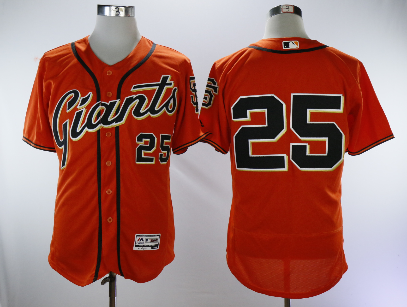 San Francisco Giants #25 Barry Bonds Orange Throwback Flexbase Stitched Jersey - Zenithce