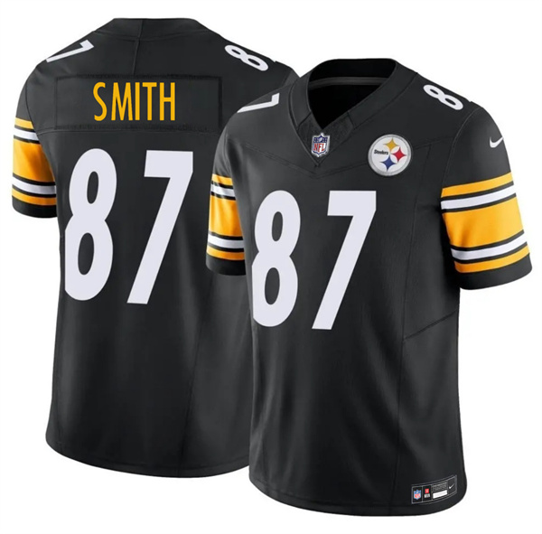 Pittsburgh Steelers #87 Brandon Smith Black 2026 F.U.S.E. Vapor Limited Stitched Jersey - Zenithce