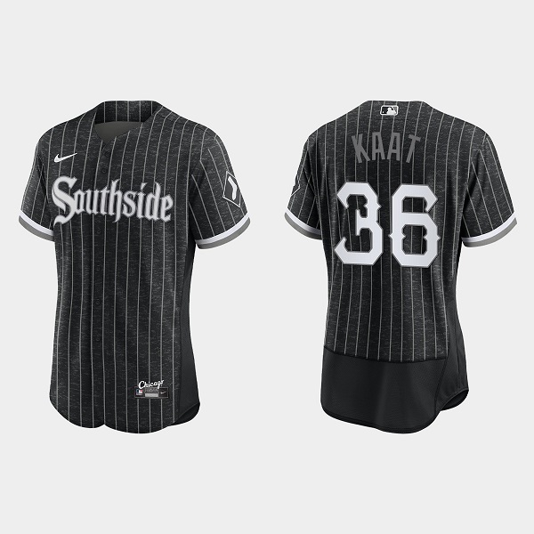 Chicago White Sox #36 Jim Kaat Black 2021 City Connect Replica Flex Base Stitched Jersey - Zenithce