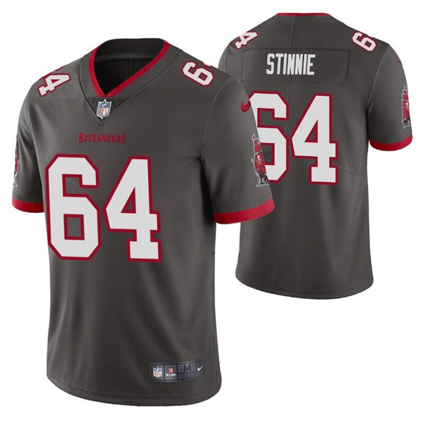 Tampa Bay Buccaneers #64 Aaron Stinnie Gray Vapor Untouchable Limited Stitched Jersey - Zenithce