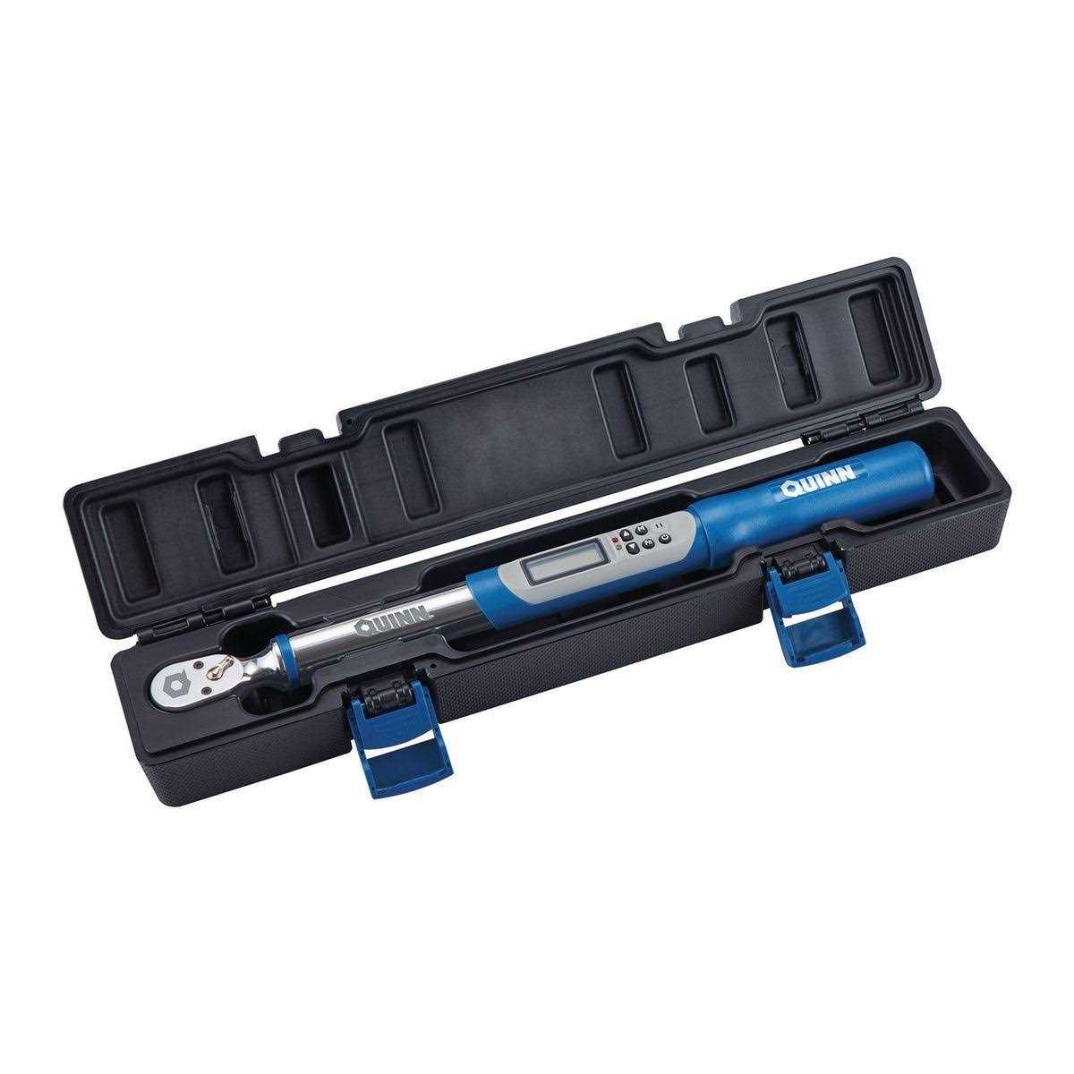 Quinn 1/2 in. Drive 12.5-250 ft. lb. Digital Angle Torque Wrench - Zenithce