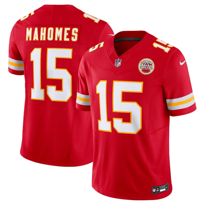 Kansas City Chiefs #15 Patrick Mahomes Red 2023 F.U.S.E. Vapor Untouchable Limited Stitched Jersey - Zenithce