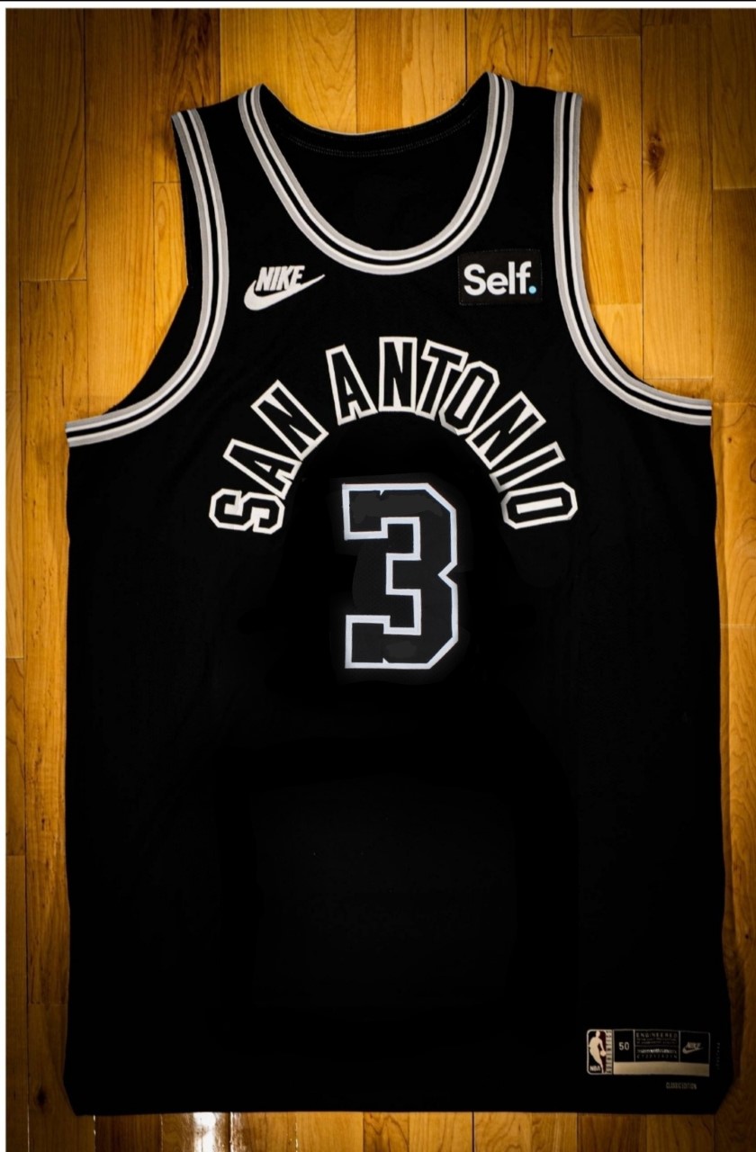 San Antonio Spurs #3 Keldon Johnson Black Stitched Jersey - Zenithce