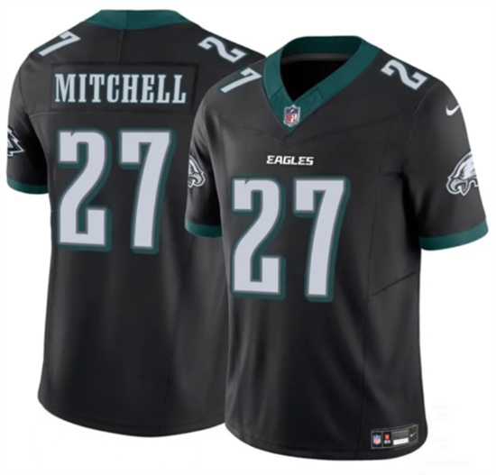 Philadelphia Eagles #27 Quinyon Mitchell Black 2024 New F.U.S.E. Vapor Untouchable Limited Stitched Jersey - Zenithce