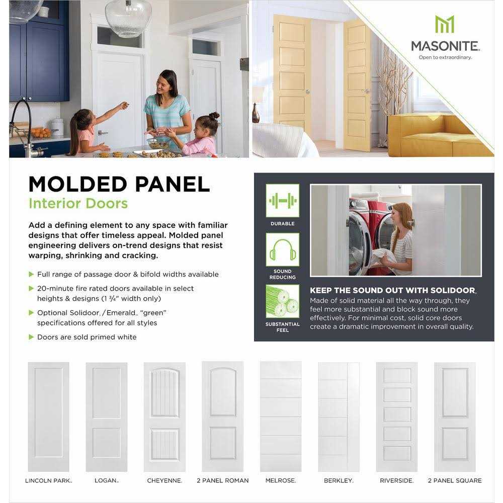 Masonite 80 in. Cheyenne Smooth 2-Panel Camber Top Plank Hollow Core Primed Composite Interior Door Slab - Zenithce