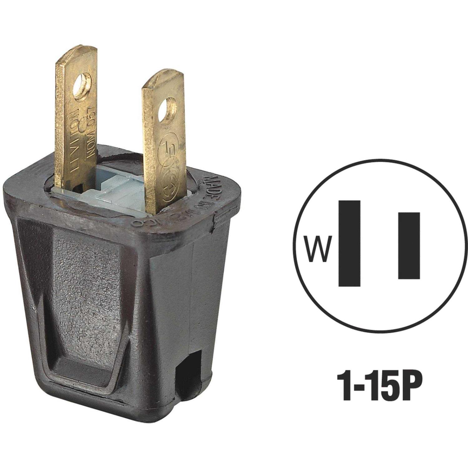 Leviton C22-00101-0WP Electrical Plug 2-Pole - Zenithce