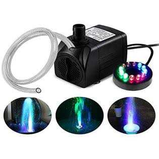 Pulaco 10W 160gph Submersible Pump with 3.3 ft Tubing for Aquariums - Zenithce