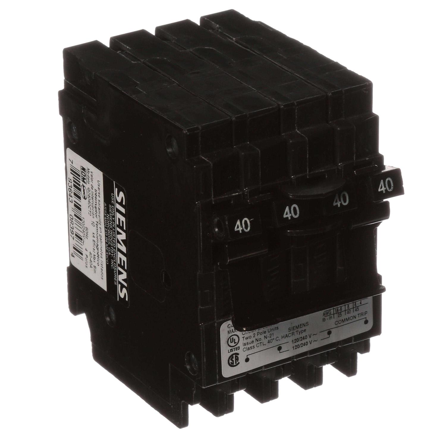 Siemens Q24030CT2 Breaker - Zenithce