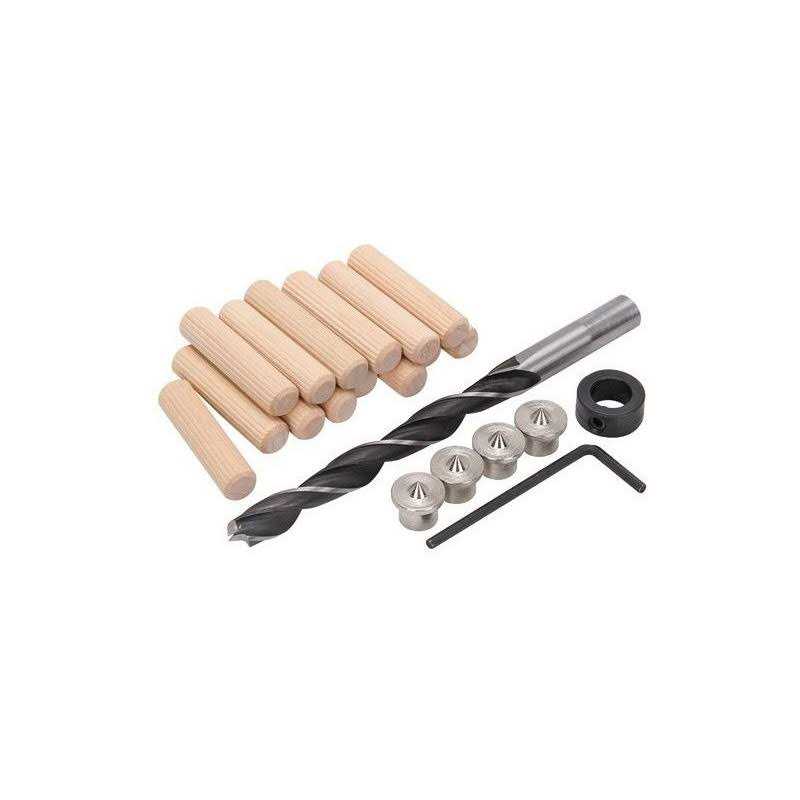 Drill Master 27 Piece 5/16 Doweling Accessory Set - Zenithce