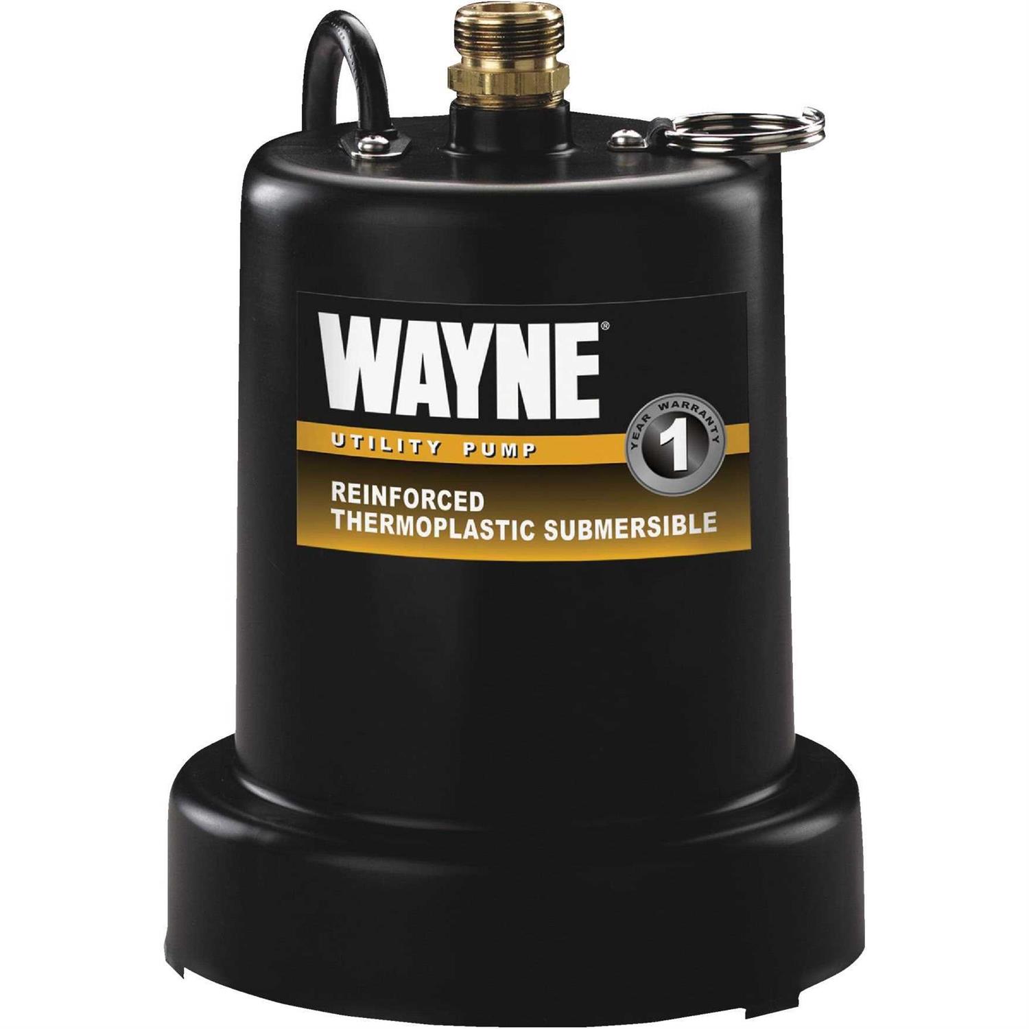 Wayne 1/3 HP Submersible Utility Pump - Zenithce